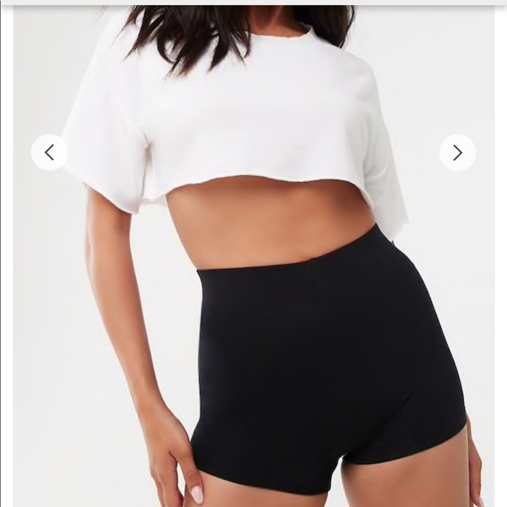 Black biker shorts